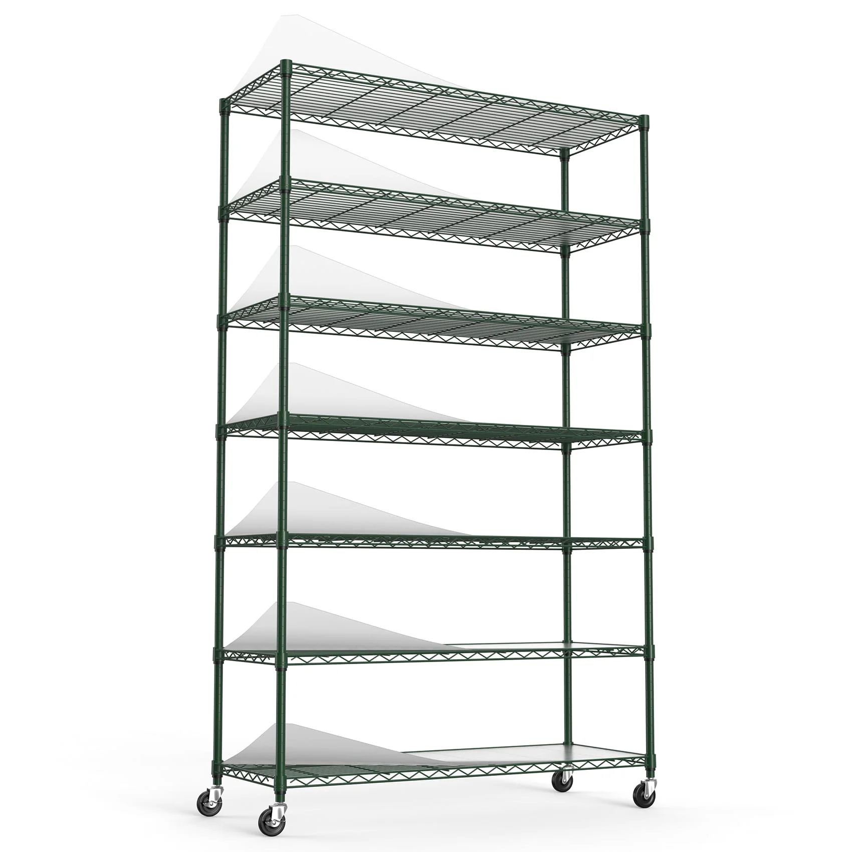 7-Tier Wire Shelving Unit, 48
