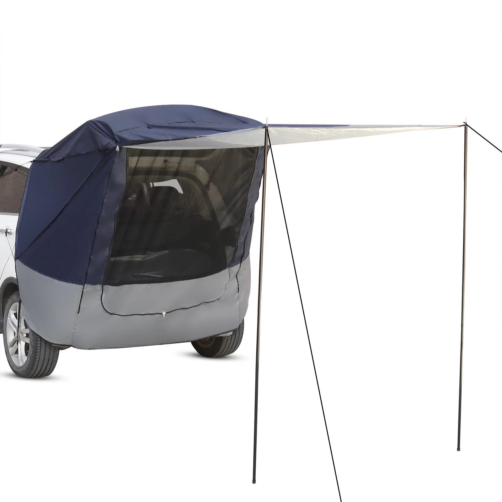 SUV Rear Tent Camping Tent, Silver Tape Hardcore, Navy Blue Dark Gray, 28.3