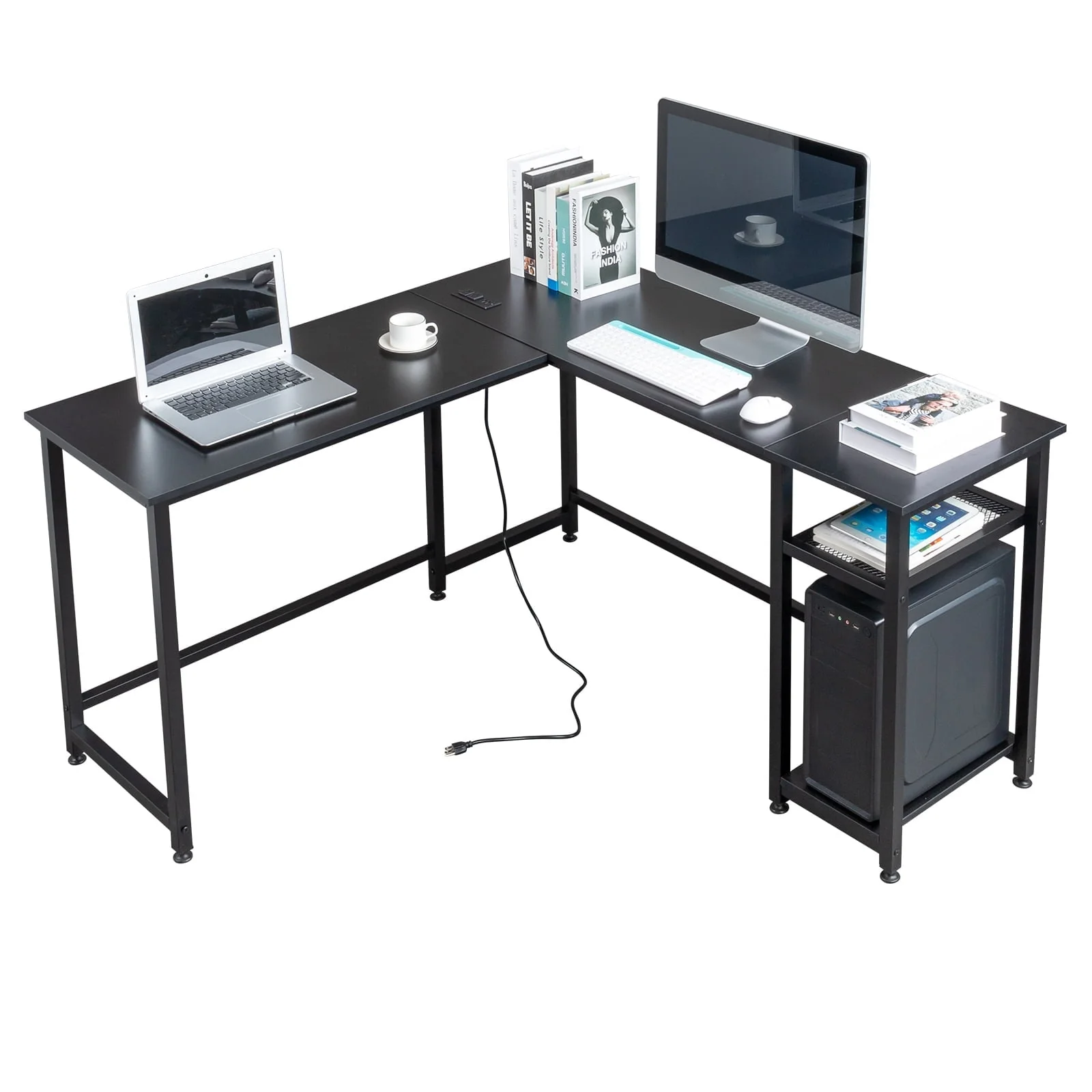 L Shaped Desk, 55