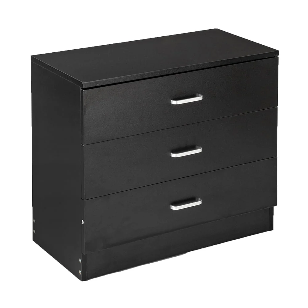3 Drawer Dresser, Wood Drawer Chest Dresser Cabinet with Storage, 25.98