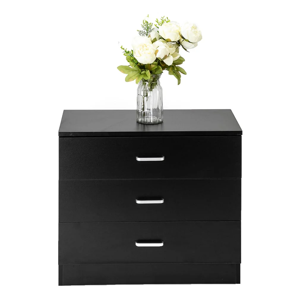 3 Drawer Dresser, Wood Drawer Chest Dresser Cabinet with Storage, 25.98