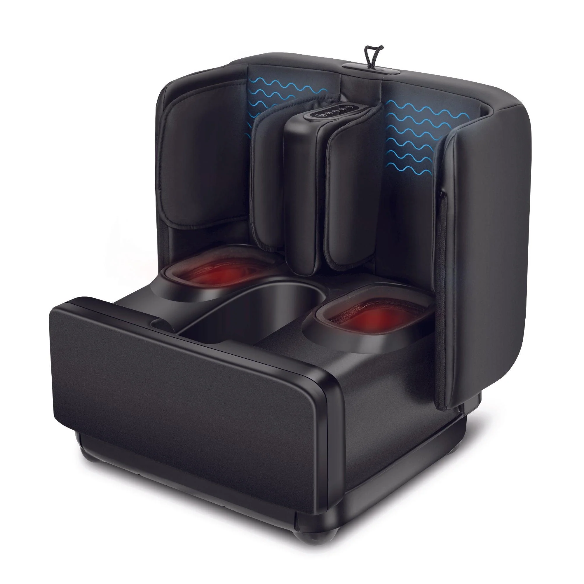 COMFIER 2 in 1 Foot Massager Machine & Ottoman Foot Rest, Shiatsu Foot and Calf Massager with Heat CF-5001