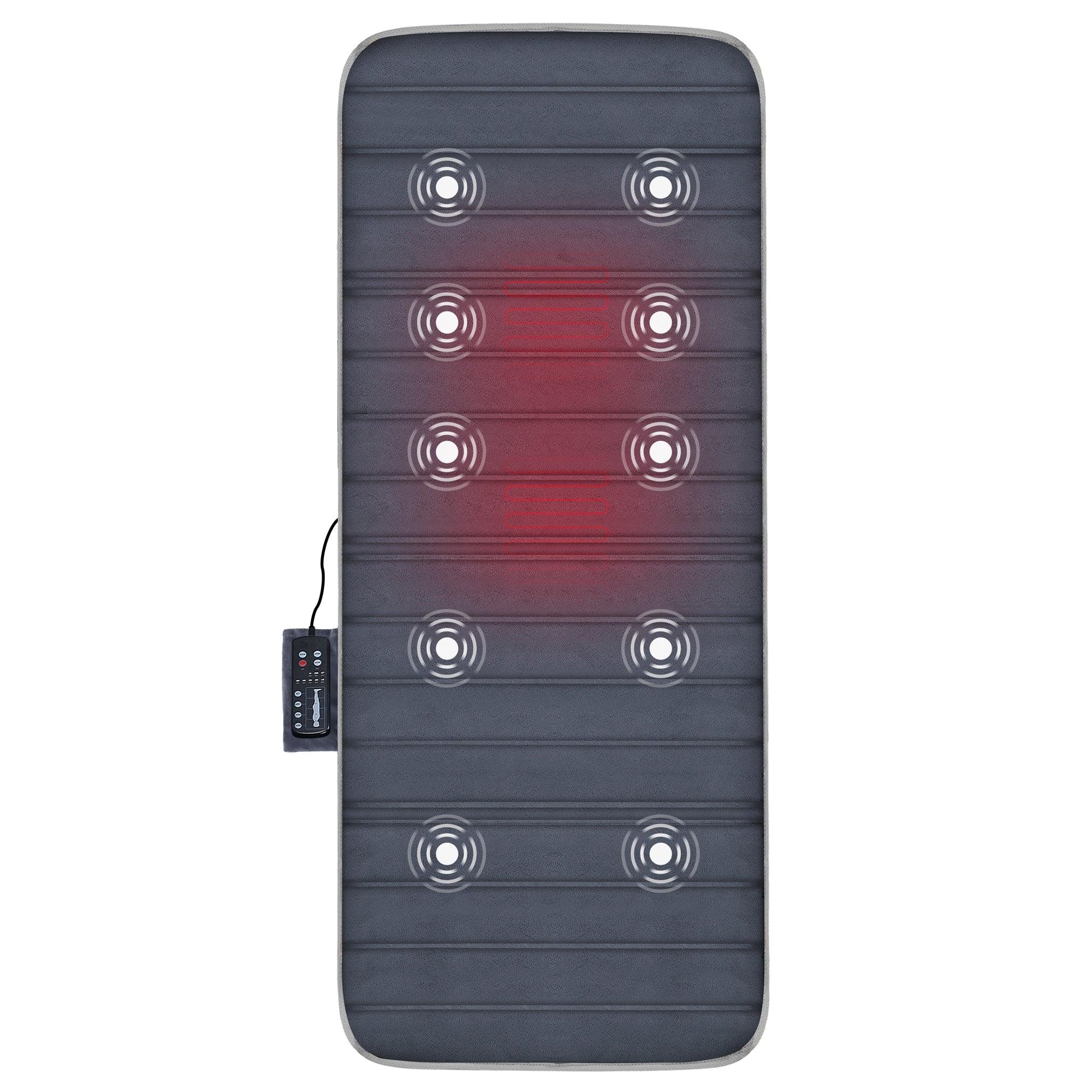 COMFIER Full Body Massage Mat with Heat & Vibration Motors & 2 Therapy Heating pad CF-3603S