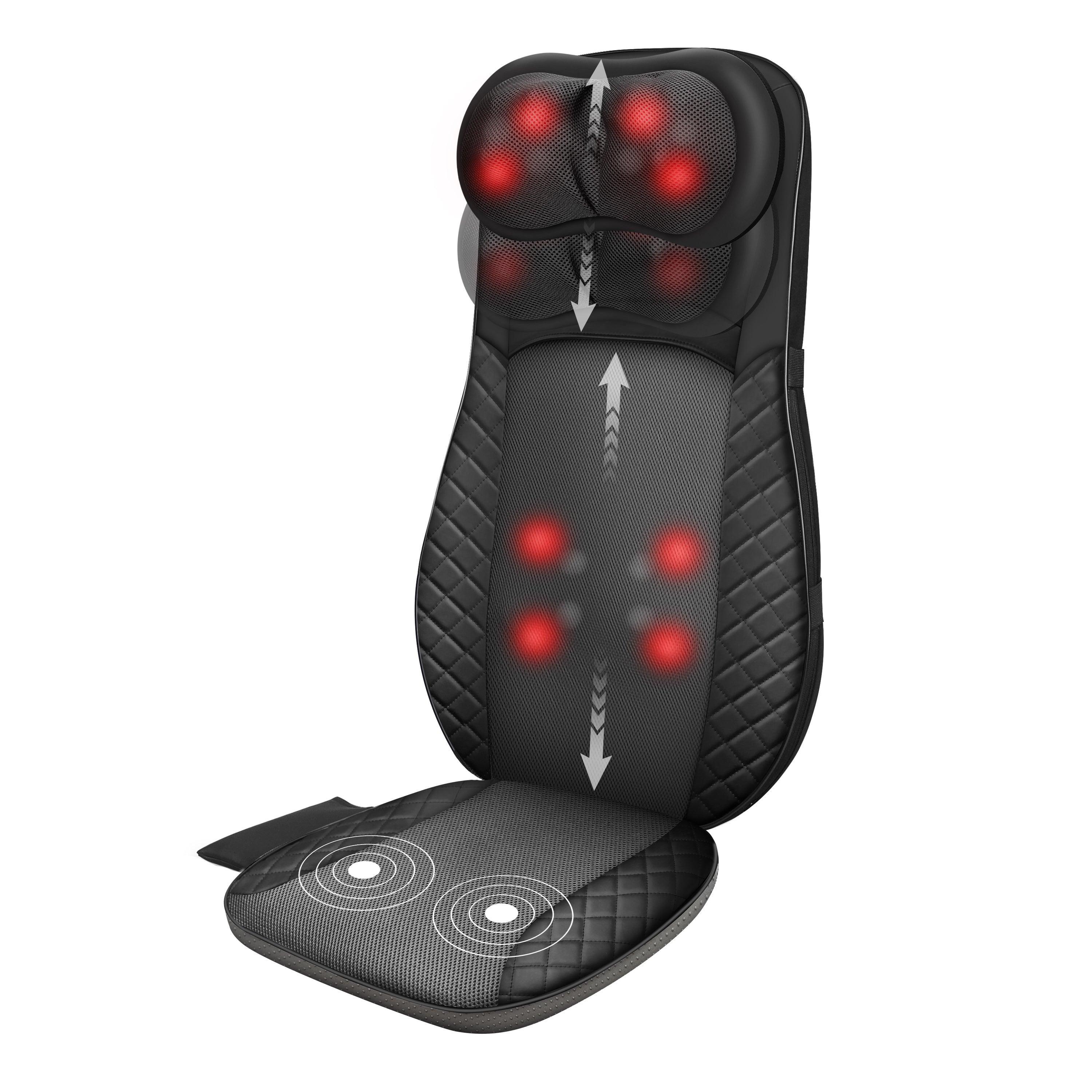 COMFIER Massage pillow for neck and back with heat, Shiatsu & vibration massage with full body CF-2118