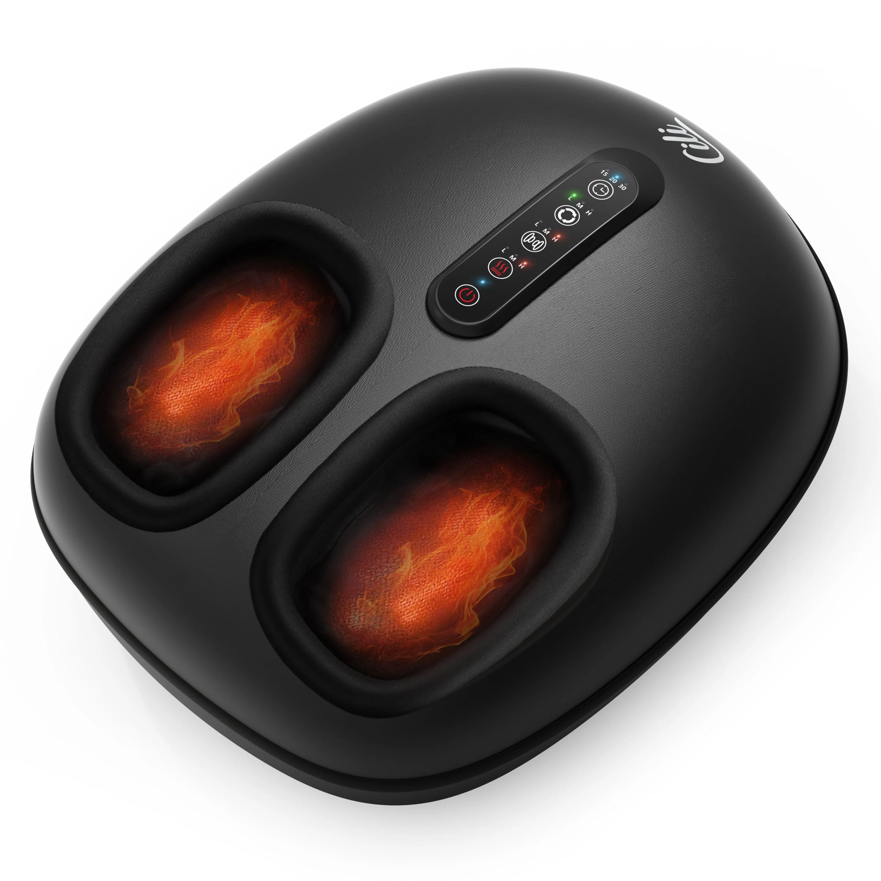 CILI Shiatsu Foot Massager with Heat,Electric Heated Feet Massager with Compression,Rolling & Kneading Massage,Feet Massage Machine for Plantar Fasciitis,Up to Size 14 CL-5445