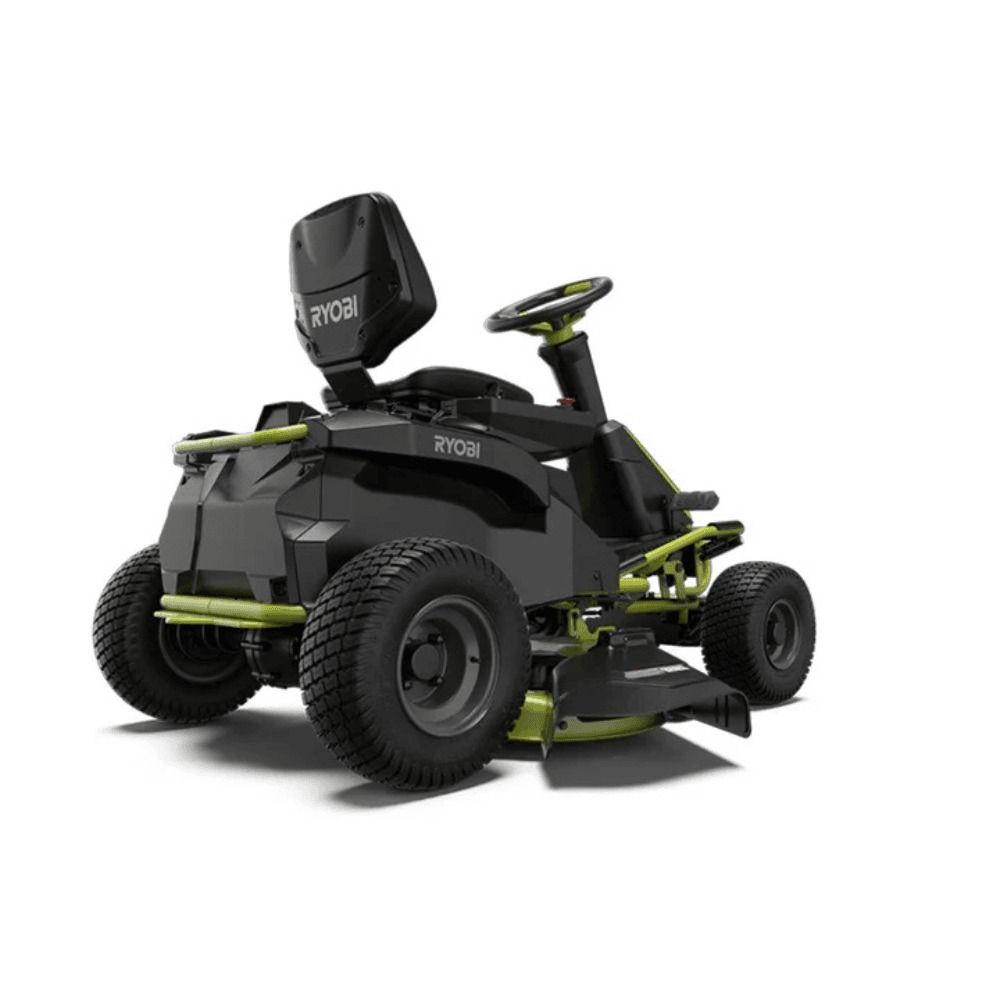 RYOBI 38-Inch 100 Ah Battery Electric Rear-Engine Riding Lawn Mower