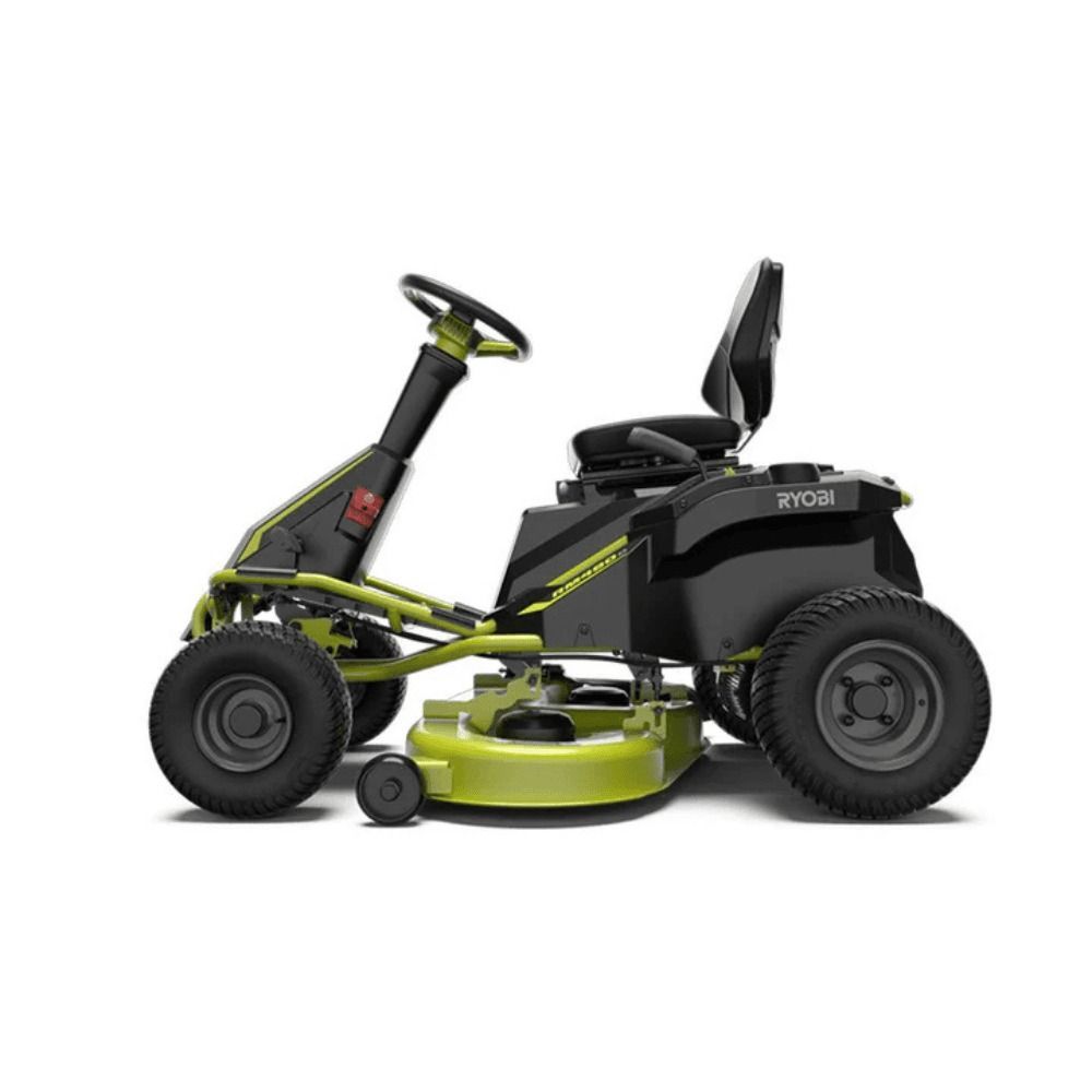 RYOBI 38-Inch 100 Ah Battery Electric Rear-Engine Riding Lawn Mower