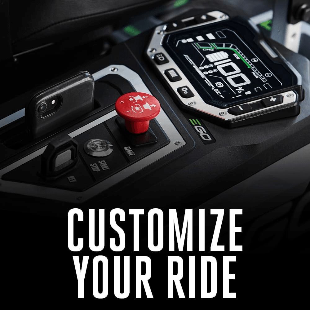 EGO Power+ ZT4204L 42-Inch 56V Lithium-Ion Cordless Z6 Zero-Turn Riding Mower with (4) 10.0Ah Batteries and Charger