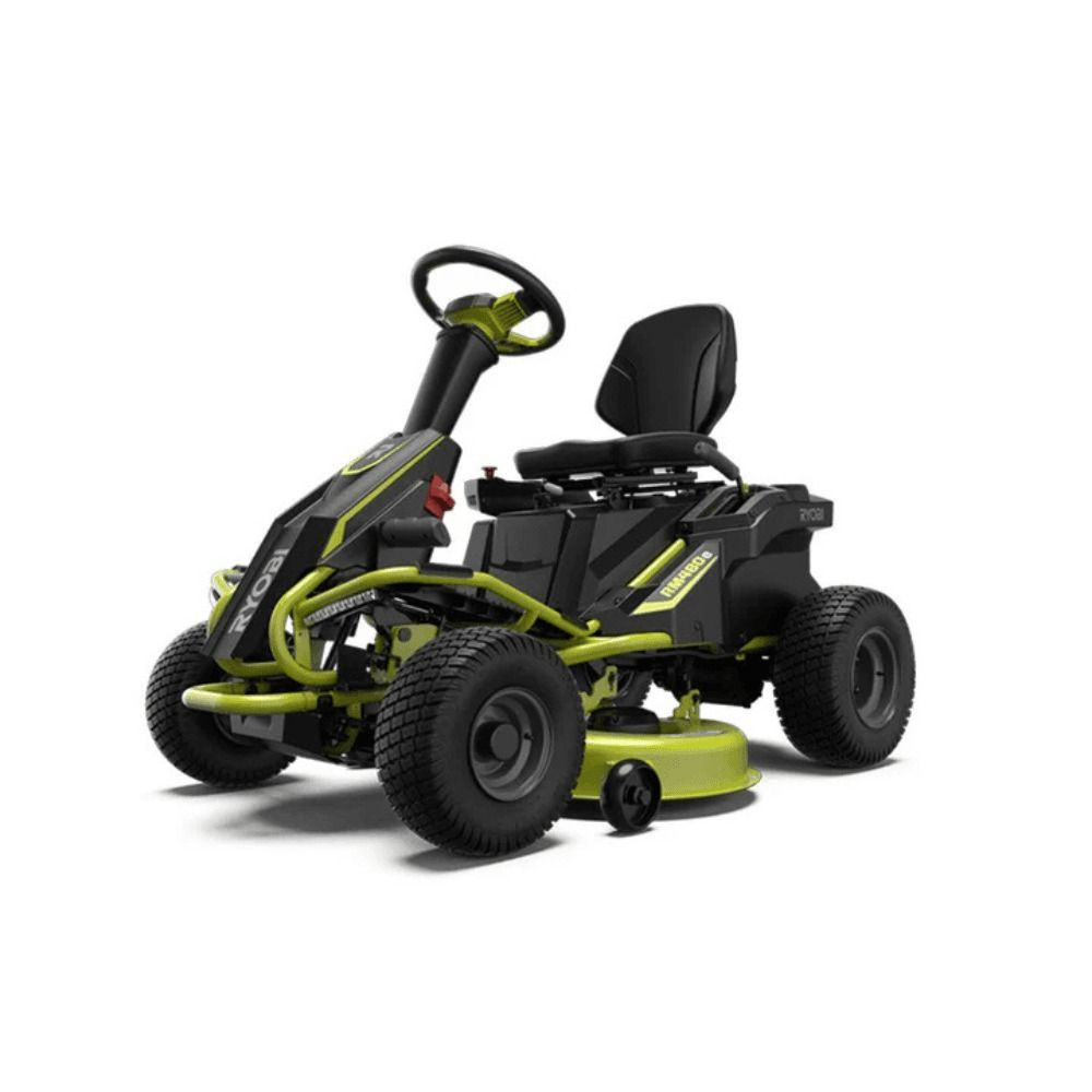 RYOBI 38-Inch 100 Ah Battery Electric Rear-Engine Riding Lawn Mower