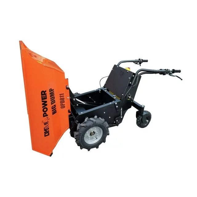 Detail K2 Big Dump 1100 lb Electric Power Dump Cart - Heavy Duty, Easy to Maneuver