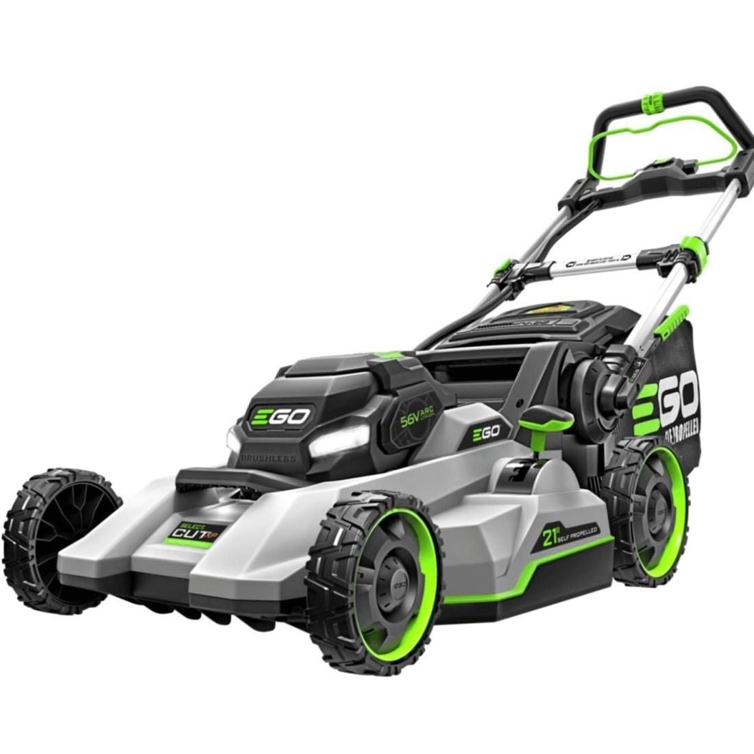 EGO Power+ Select Cut LM2156SP 21-Inch 56V Battery Self-Propelled Lawn Mower with 10Ah Battery and 700W Turbo Charger, Black