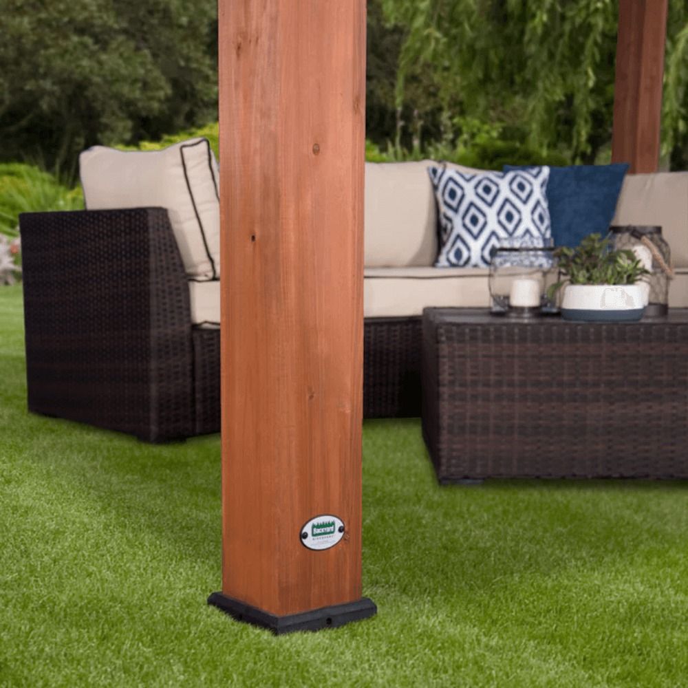 Backyard Discovery 12 x 10 Cedar Pergola – Durable Outdoor Patio Shade Structure