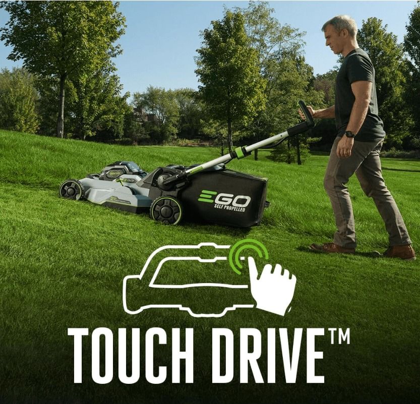 EGO Power+ Select Cut LM2156SP 21-Inch 56V Battery Self-Propelled Lawn Mower with 10Ah Battery and 700W Turbo Charger, Black