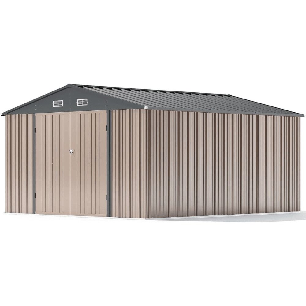 10 ft. W x 12 ft. D Metal Storage Shed - 119 sq. ft. Size Upgrade