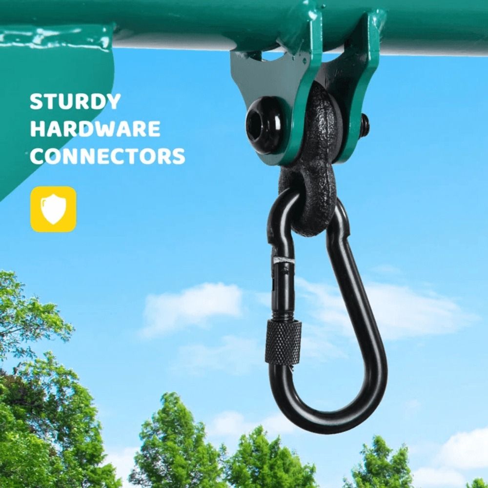 9.5 ft Heavy Duty Metal Swing Set