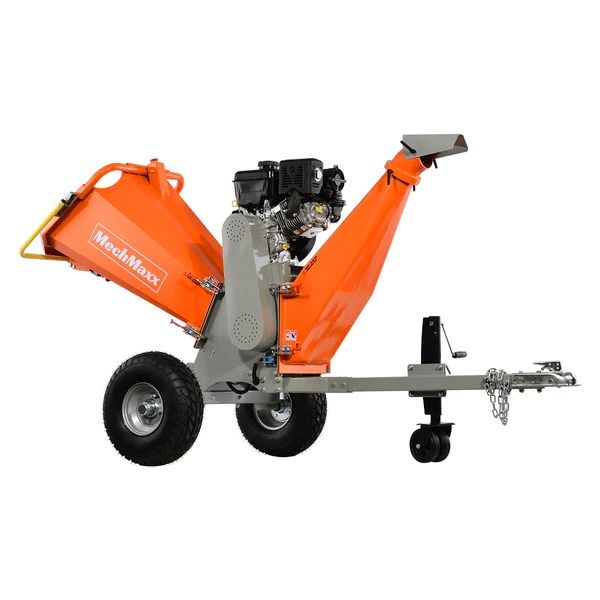 6-Inch Wood Chipper with 408cc 14 HP Briggs & Stratton Vanguard Engine, Electric Start
