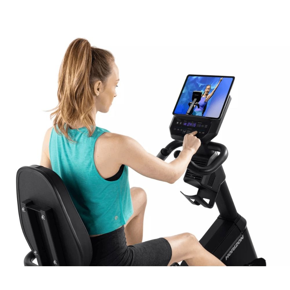 Horizon Fitness 5.0R Recumbent Exercise Bike - Adjustable Resistance, Comfortable Seating