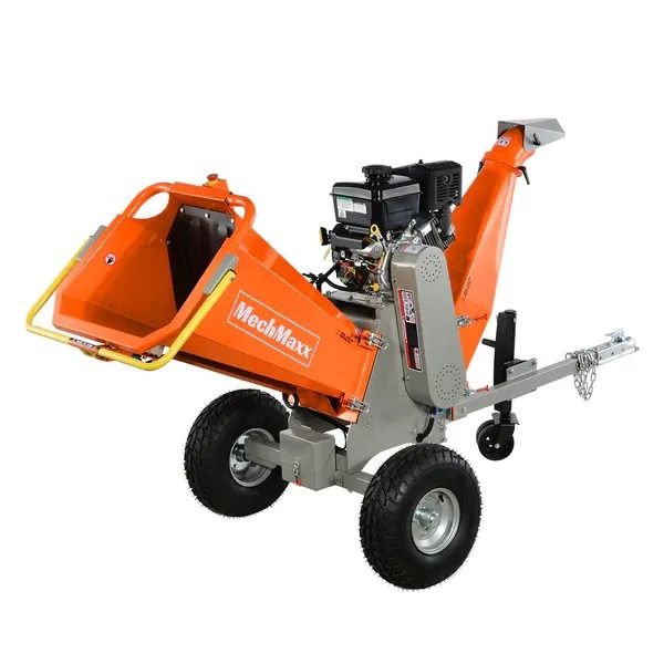 6-Inch Wood Chipper with 408cc 14 HP Briggs & Stratton Vanguard Engine, Electric Start
