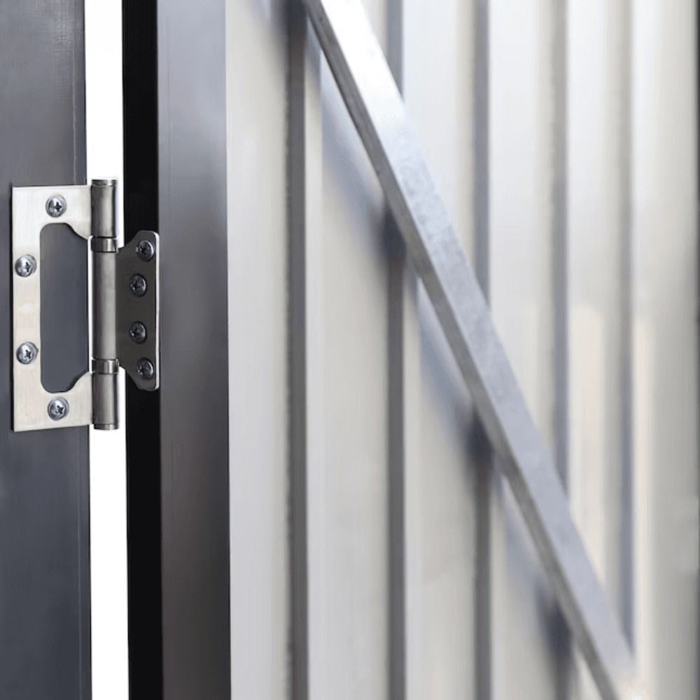 10 ft. W x 12 ft. D Outdoor Metal Storage Shed - Gray, 120 sq. ft.