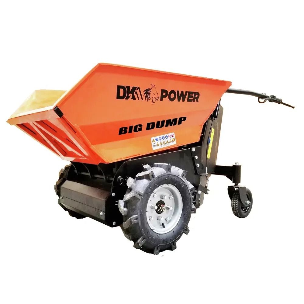 Detail K2 Big Dump 1100 lb Electric Power Dump Cart - Heavy Duty, Easy to Maneuver