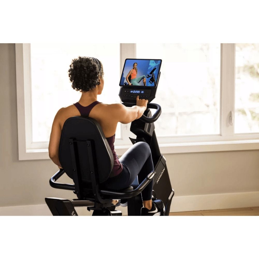Horizon Fitness 5.0R Recumbent Exercise Bike - Adjustable Resistance, Comfortable Seating