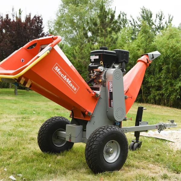 6-Inch Wood Chipper with 408cc 14 HP Briggs & Stratton Vanguard Engine, Electric Start