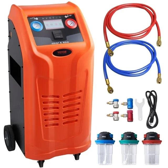 Bentism All-in-One Fully Automatic Refrigerant Recovery and Recharge Machine