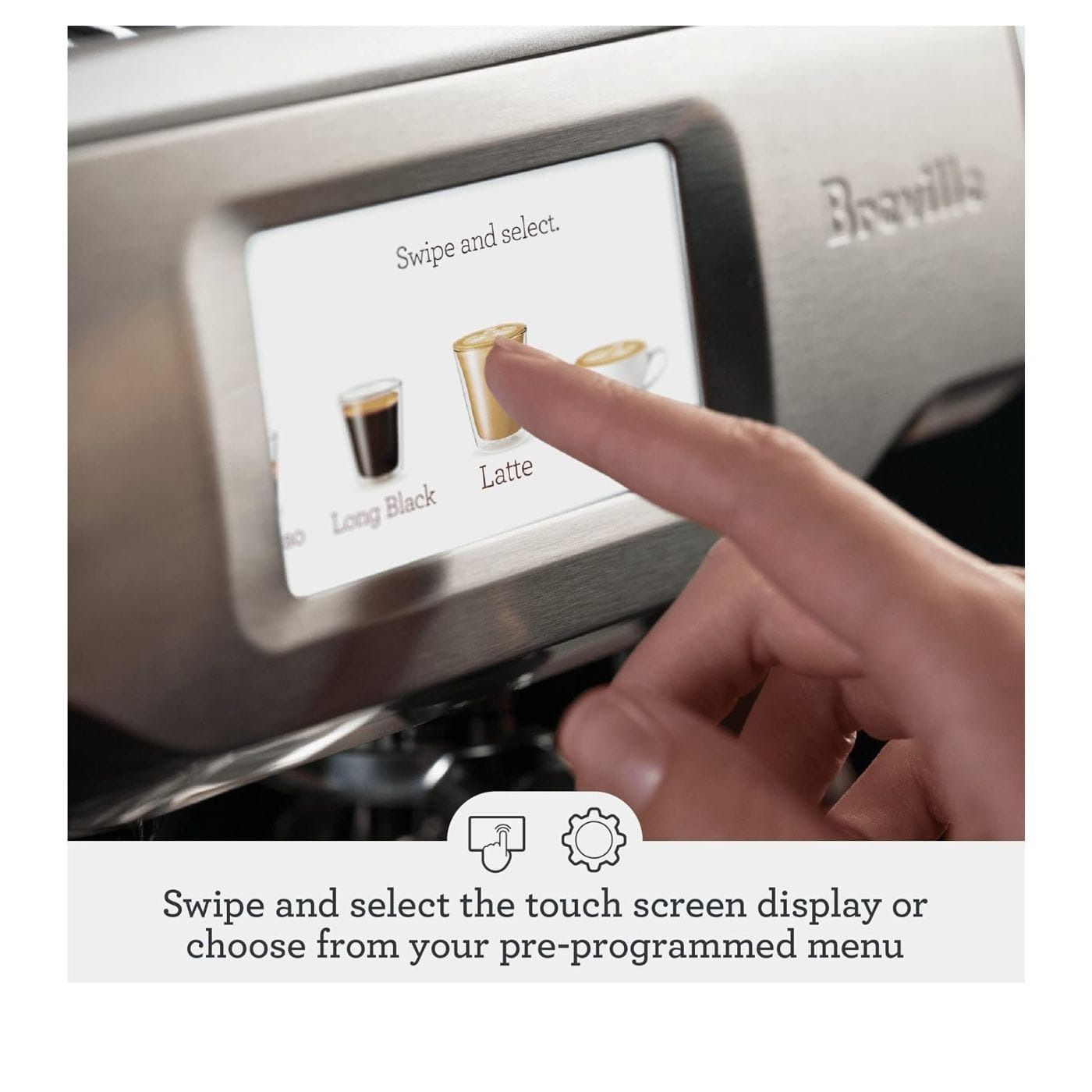 Breville Barista Touch – Automatic Espresso Machine with Built-In Grinder and Touchscreen