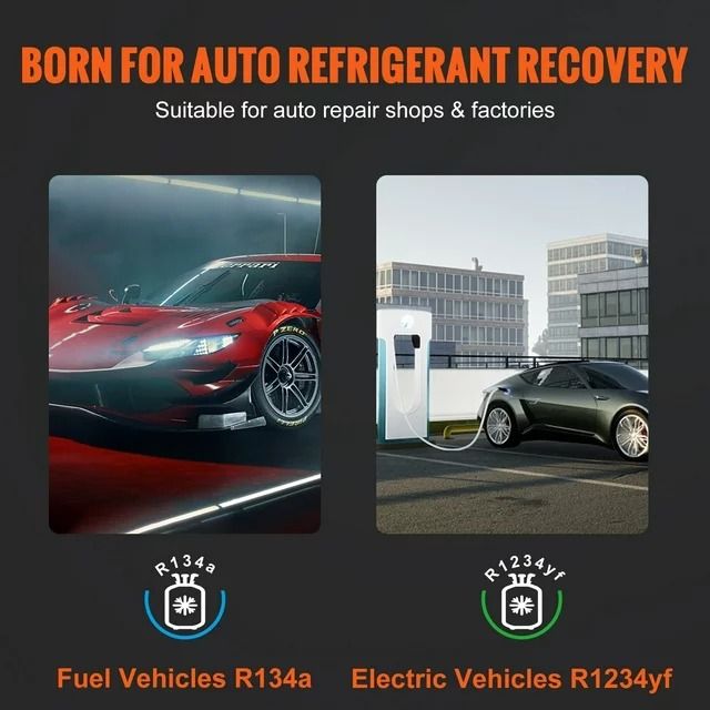 Bentism All-in-One Fully Automatic Refrigerant Recovery and Recharge Machine