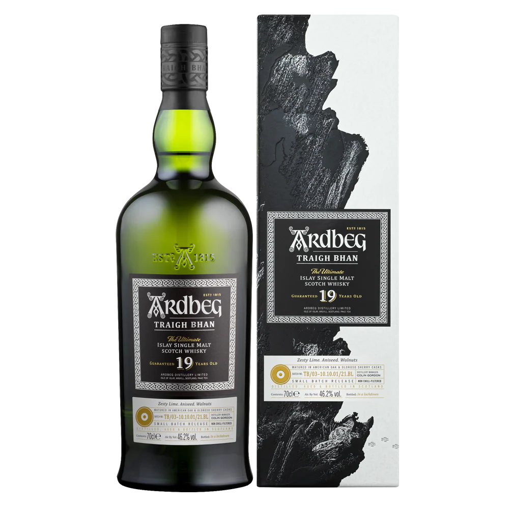 ARDBEG TRAIGH BHAN BATCH 3 + GLASSWARE
