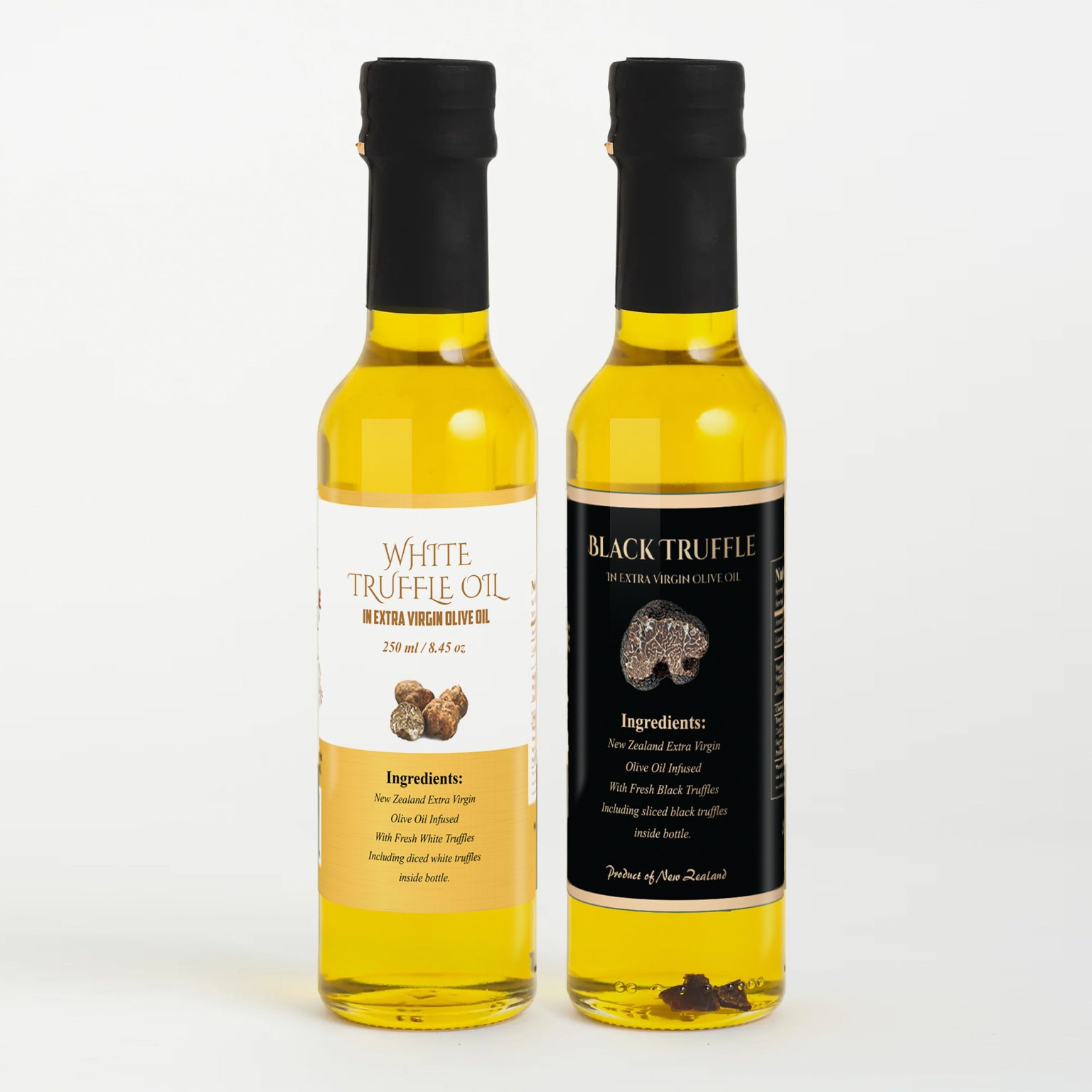 Food Diamond Bundle as Black Truffle Oil 250 cc – White truffle Oil 250 cc