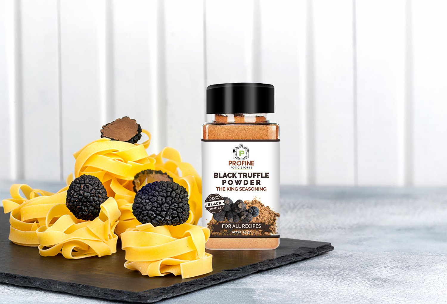 Tuber Black Truffle Powder 75g PET Container