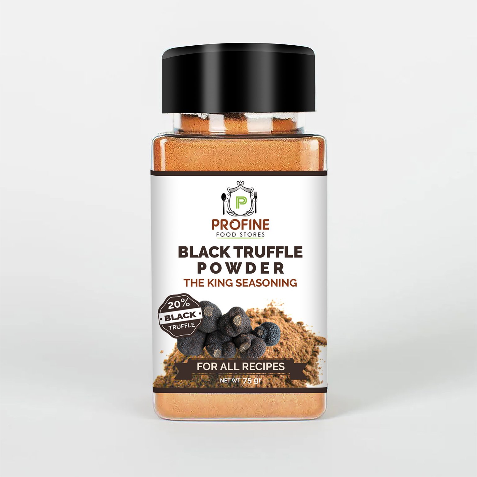 Tuber Black Truffle Powder 75g PET Container