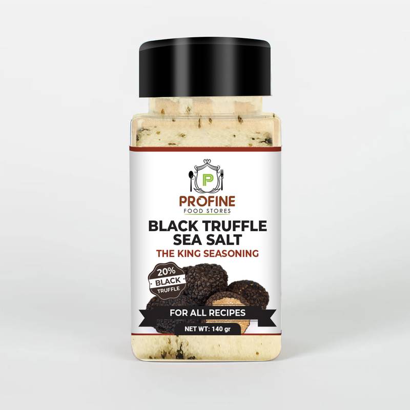 Tuber Black Truffle Sea Salt 140g PET Container