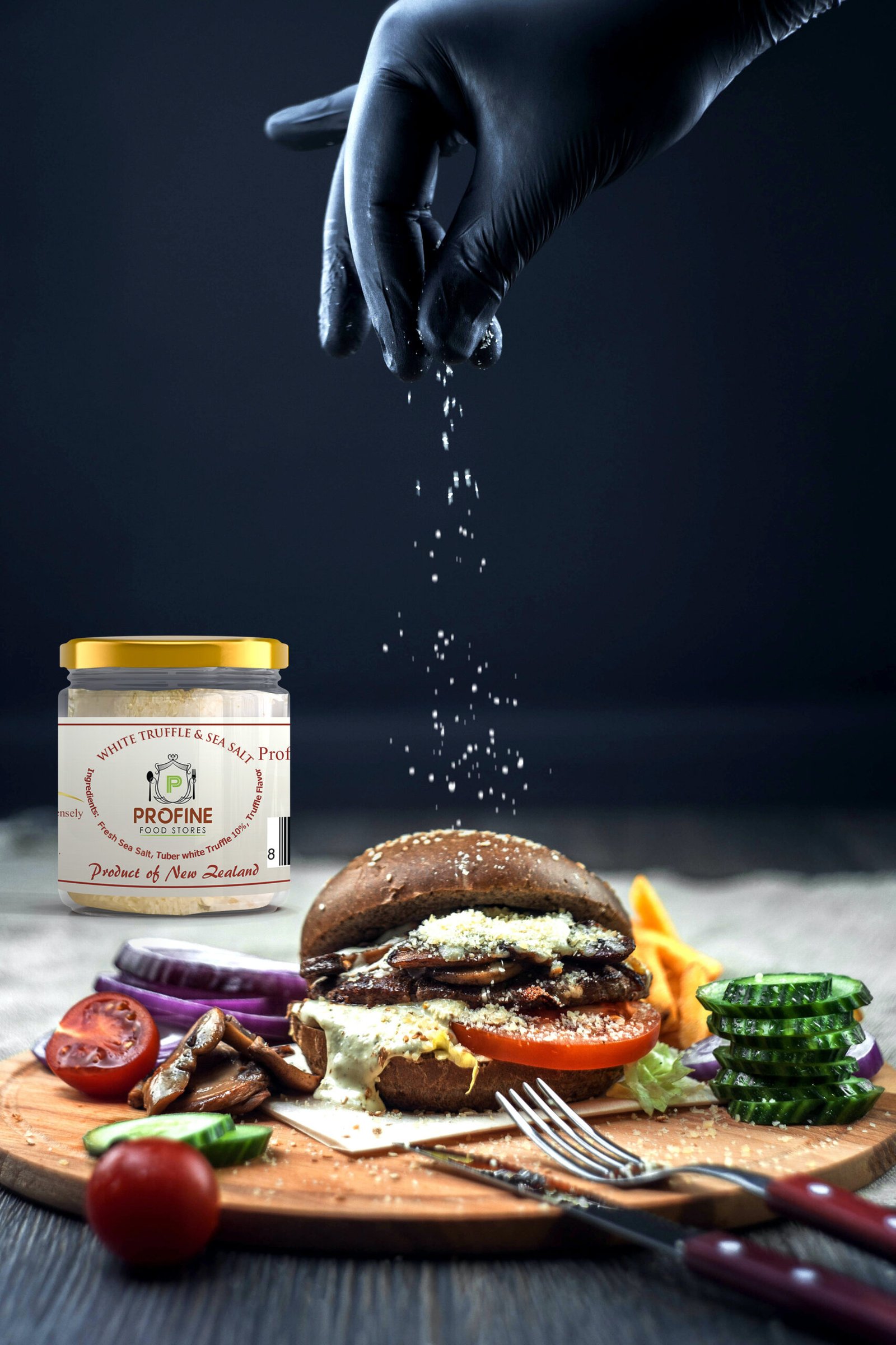 Tuber White Truffle Sea Salt 100g Jar