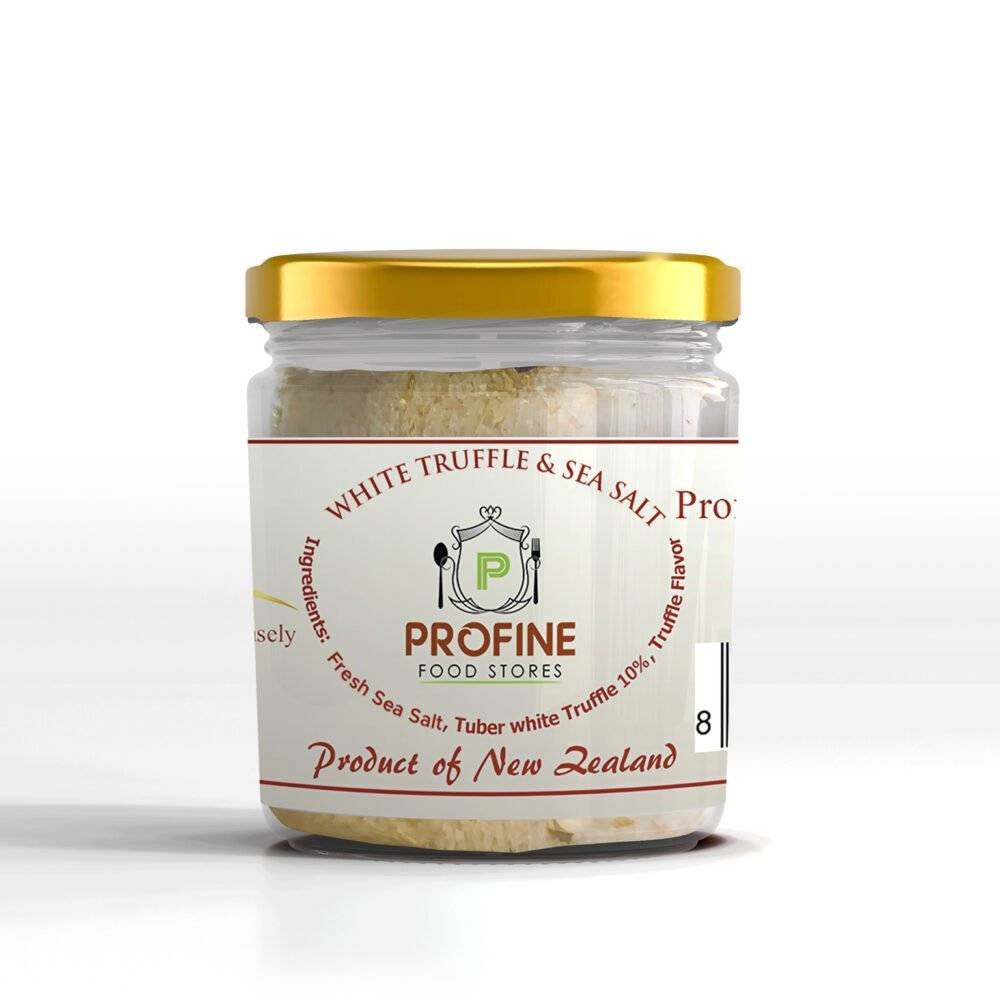 Package of 10 Tuber White Truffle Sea Salt Jars