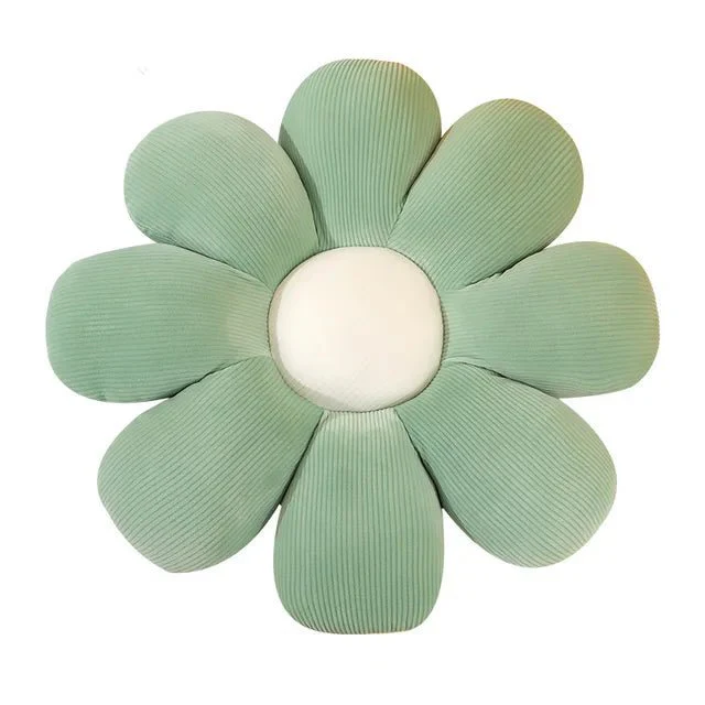 Cute Daisy Flower Cushion - Indie Aesthetic Plush Pillow