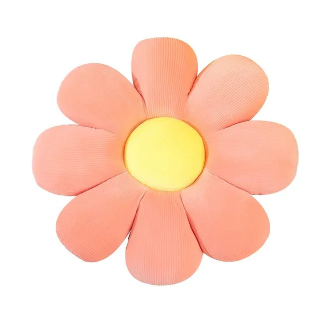 Cute Daisy Flower Cushion - Indie Aesthetic Plush Pillow