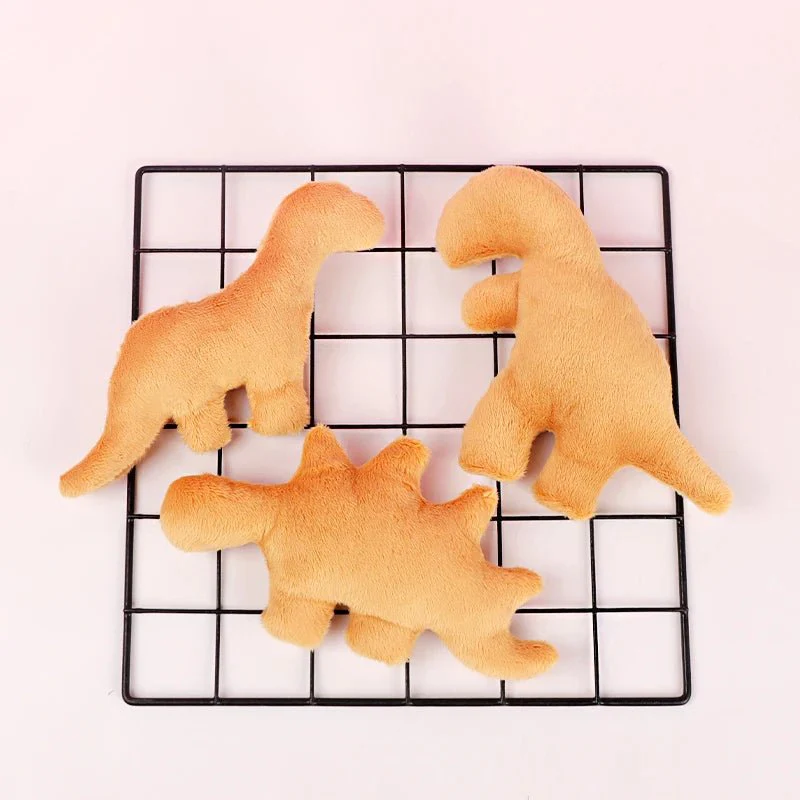 20CM Nugget Pillow - Dino Plush Cushion for Home & Brown Bedroom Decor