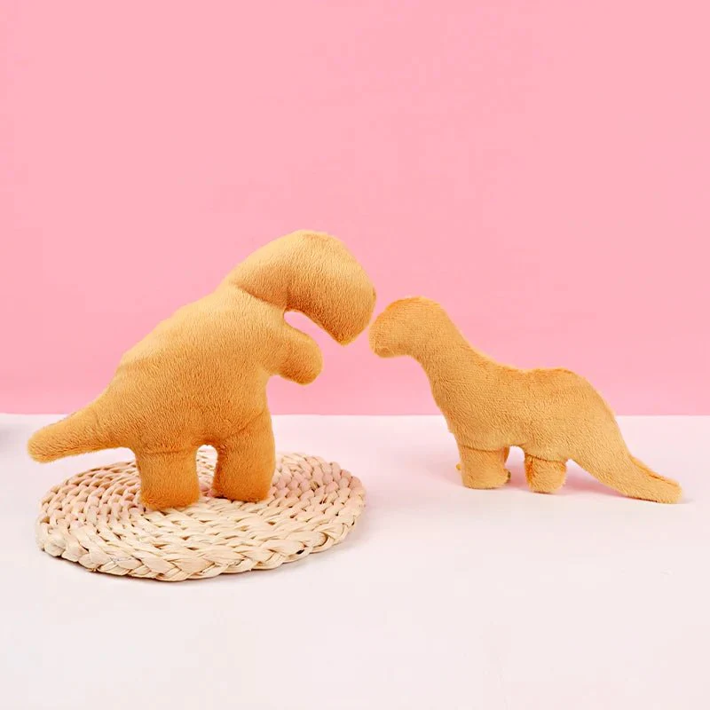 20CM Nugget Pillow - Dino Plush Cushion for Home & Brown Bedroom Decor