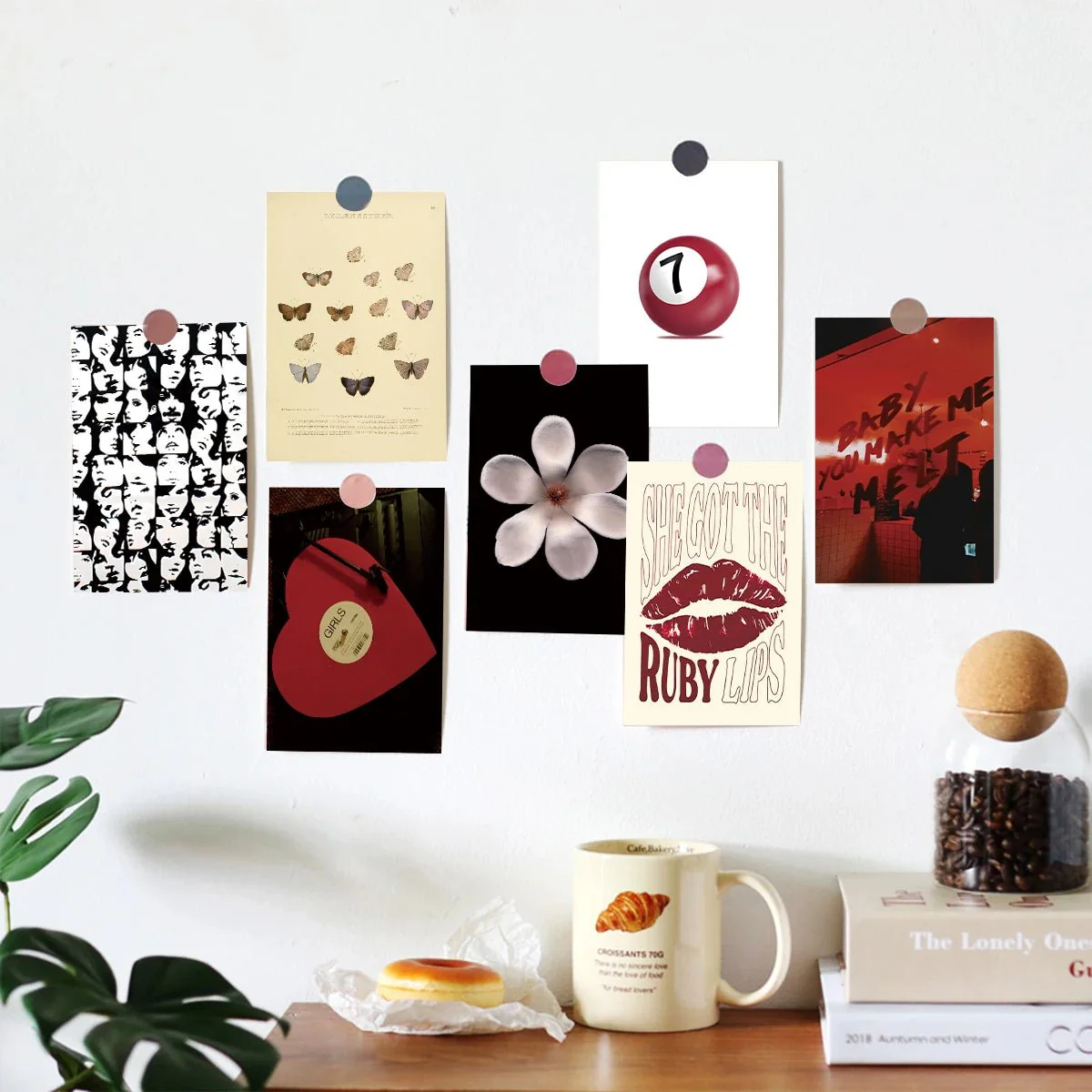50Pcs Downtown Girl Collage Poster Wall Art Prints Room Decor Coquette Wall Collage Kit Vintage Dorm Gallery Downtown Home Decor