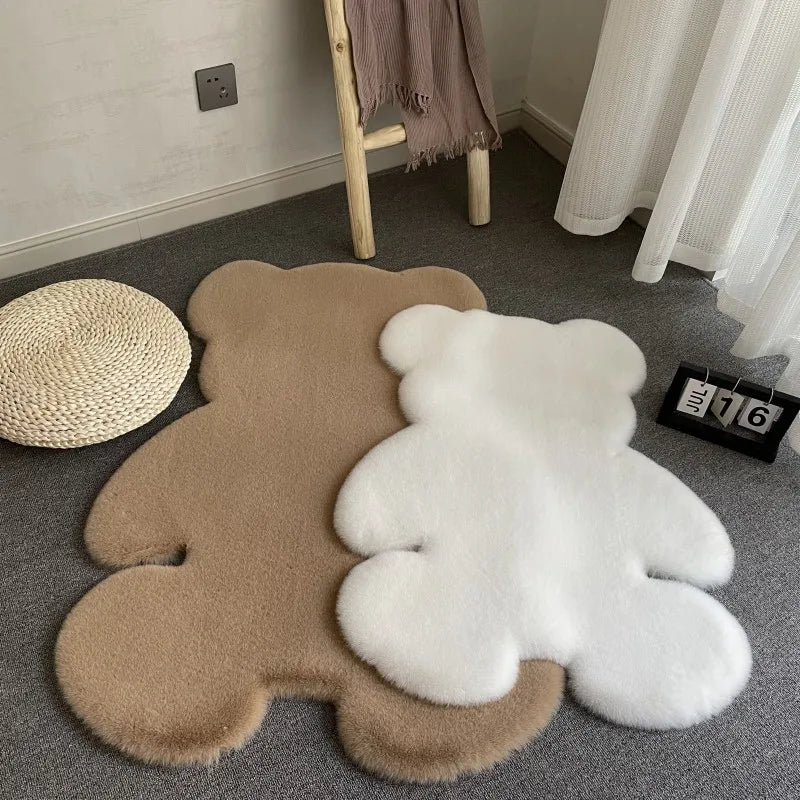 Fluffy' Floor Mat - Soft Anti-Skid Rug for Aesthetic Rooms