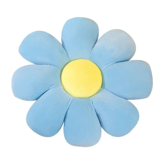 Cute Daisy Flower Cushion - Indie Aesthetic Plush Pillow
