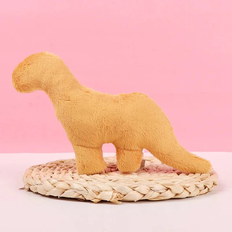 20CM Nugget Pillow - Dino Plush Cushion for Home & Brown Bedroom Decor