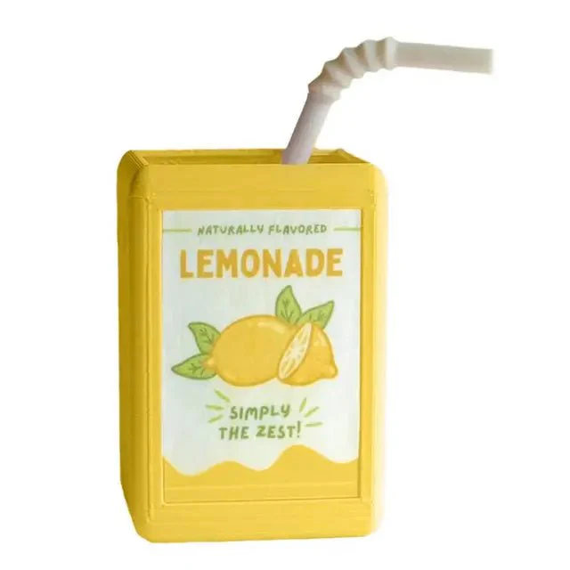 Cute Resin Juice Box Planter - Indie Aesthetic Desk Decor