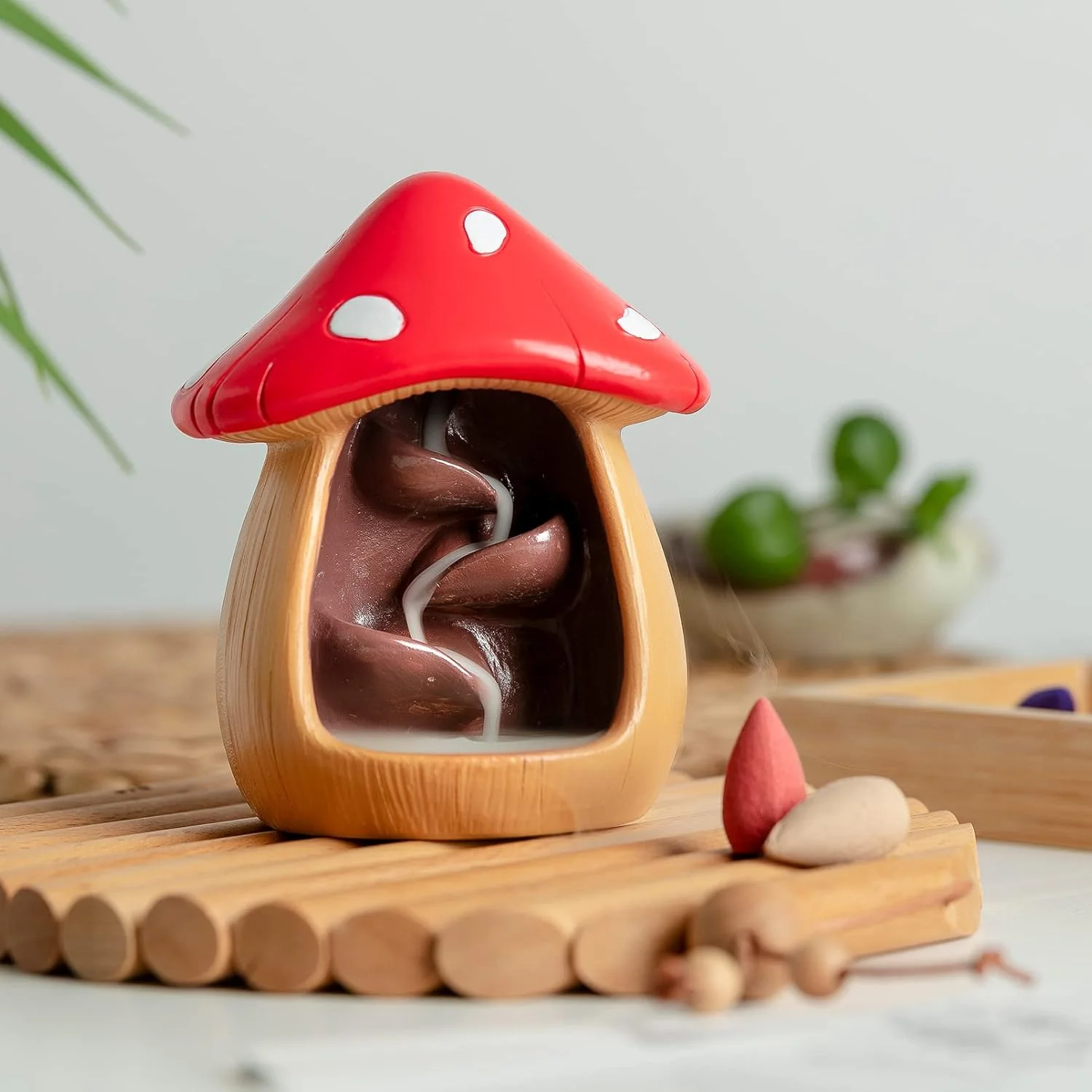 Handmade Waterfall Incense Burner Set - Nature-Inspired Home Decor
