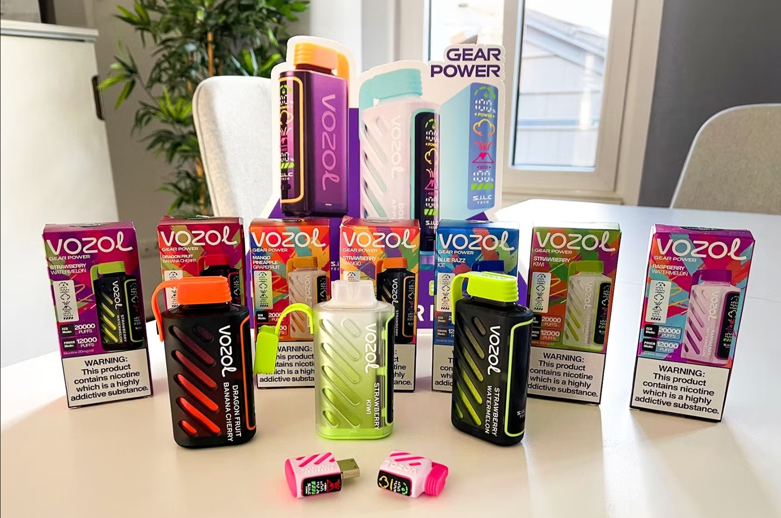 VOZOL Gear Power 20000 Puffs |  Full-Screen Display |  Disposable Vape - Vapo247