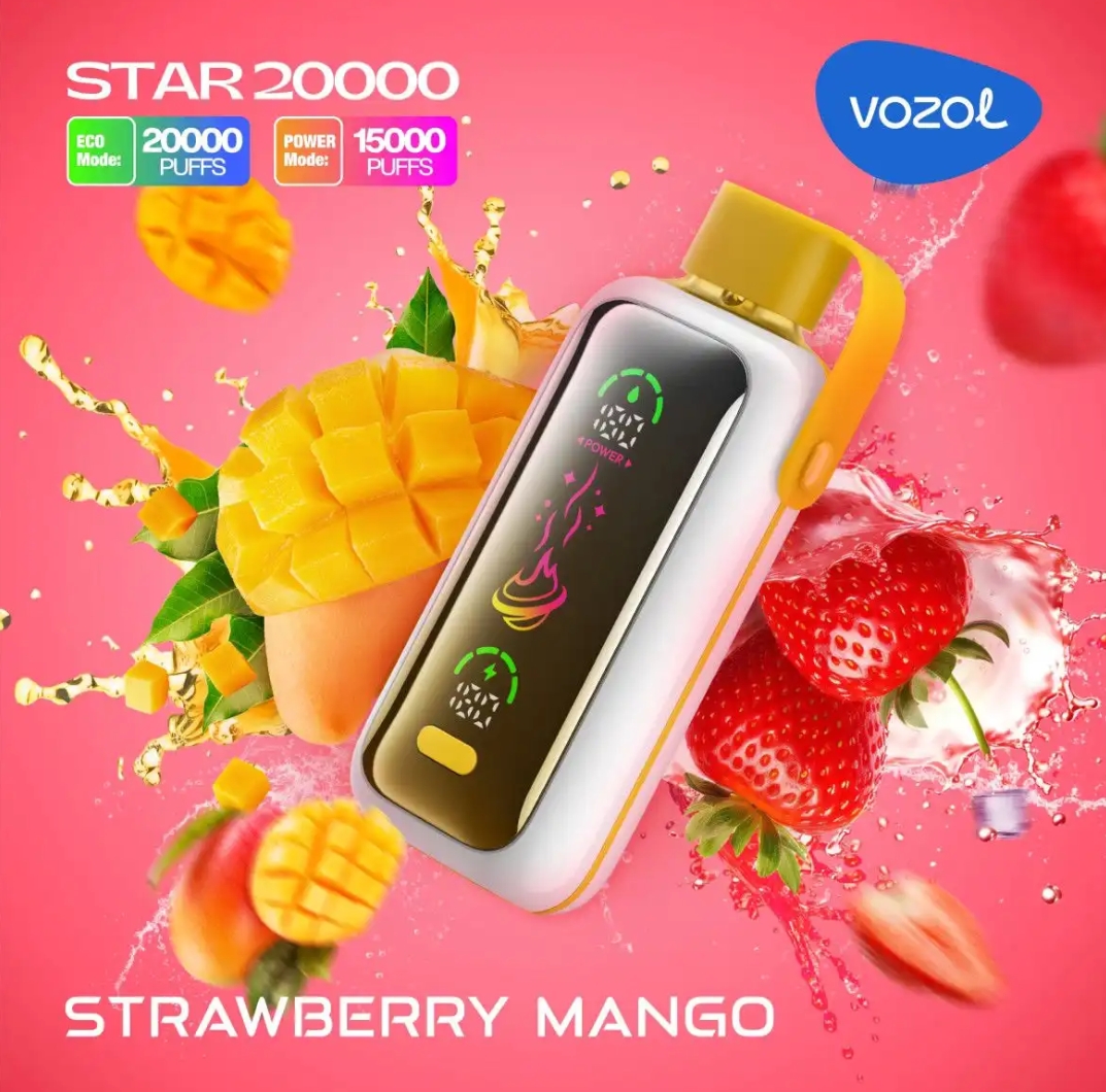 Vozol STAR 20000 Puffs  | Full-Screen Display  | Disposable Vape - Vapo247