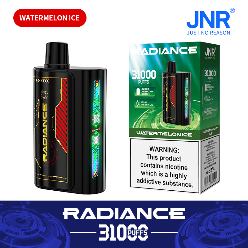 JNR RADIANCE 31000 Puffs Disposable Vape | LCD screen, dual mesh coil - Vapo247