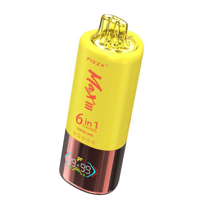 FIZZY Max III 60000 Puffs 6-in-1 flavors LED Screen Rotational Mouthpiece Triple Mesh Coil  Disposable Vape - Vapo247